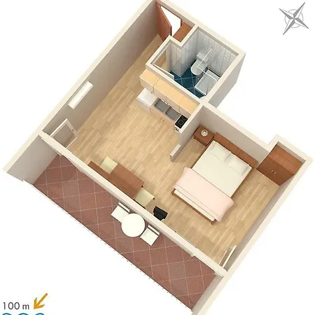 Apartamento Studio 2721a *